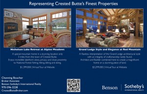 Crested Butte Real Estate Advertising Sample